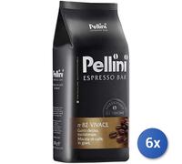 6X Multipack Café Pellini N 82 Vivace Grains Kg 1