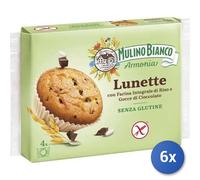 6X Multipack Mulino Bianco Lunette Sans Gluten Gr 140