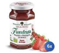 6X Multipack Rigoni Confiture Bio 250G SANS SUCRE Fraise-Fraise