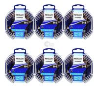 6X NEOLUX H4 Lumière Bleue 60/55W 12V P43T DUO-Box Ampoule