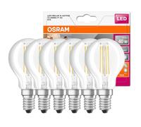 6x Osram LED Relax & Active Tropfen 5W=40W E14 Clair 2700 & 4000K