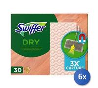 6X Pack De Chiffons Swiffer Pour Remplacement Sec Bois Honey X 36