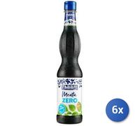 6x Pack Multiple Fabbri Sirop Zéro Menthe Ml 560