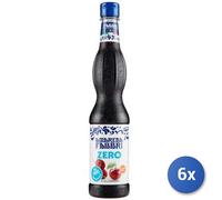 6x Pack Sirop Zéro Amarena Fabbri Ml 560