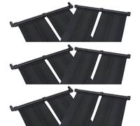 6x Panneaux Solaires de Chauffage de Piscine 80x310 cm Tapis Extérieur vidaXL