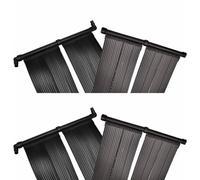 vidaXL Panneaux solaires de chauffage de piscine 4 pcs 80x620 cm