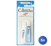6x Pasta Capitano Brosse à Dents Voyage + Dentifrice