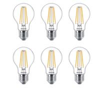 6x Philips Ampoule LED Forme Poire A60 8,5W=75W E27 Clair 1055lm 2700K 104x60mm