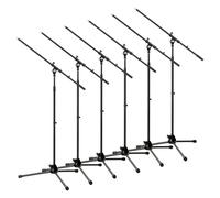 6x Pied de Microphone Studio DJ PA Avec Trepied Potence Hauteur Reglable Set