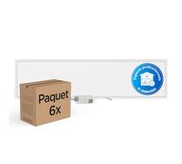 6x Plafonniers LED 120x30 3000/4000/6500K 4000lm 5 ans de garantie Panneau Dalle LED Encastrable Luminaire (blanc neutre (4000 K))