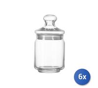 6X Pots En Verre Luminarc Club Transparent Lt 1,5