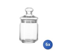 6X Pots En Verre Luminarc Club Transparent Lt 2