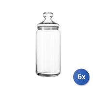 6X Pots En Verre Luminarc Club Transparent Lt1,5