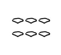 6X Sangle de Ceinture Pectorale pour Polar Wahoo pour Moniteur de Fréquence Cardiaque Sans Fil de Sport, Noir