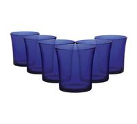 6x Sapphire 210ml Lys Verres à boire - Verre Eau Vin Whiskey Gin Jus Cocktail Boire Verrerie Cup-Set - de Duralex