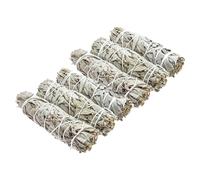 6X Sauge Blanche Purification | Encens Naturel | Anti Stress | Méditation | Coffret Baton DE Sauge |Protection Maison Bien-être | 6X Premium California White Sage 10 cm