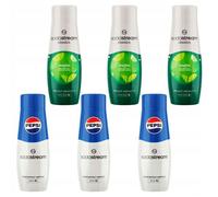 6x SIROP SODASTREAM 3x PEPSI Cola + 3x Concentré d'eau MOJITO MOHITO