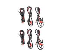 6X Sondes D'Oscilloscope BNC Vers Pinces Crocodiles Alligator BNC Vers Crochet Mène BNC Vers Câble de Prise Mâle Banane à Double Empilage
