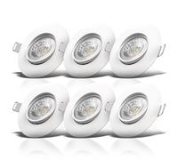 6x spots à encastrer LED spots orientables ultra plats blancs éclairage plafond