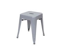 6x Tabouret en métal MENDLER HWC-A73, désign industriel métallique, empilable gris Gris G