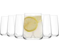 6x Terra 360ml Verres à boire - Verre Eau Vin Whiskey Gin Jus Cocktail Verres à boire Cup Set - by LAV