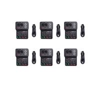 6X TEYUN Q-12 Carte Son Mélangeur Audio Carte Son Console Bureau Système Interface 4 Canaux 48V Alimentation Stéréo Ordinateur Carte Son