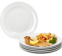 6x Tommy Assiette plate Ø26,7cm blanc Porcelaine 6 personnes Assiette plate