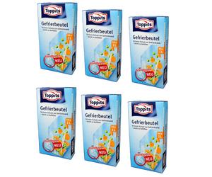6x Toppits Gel-Sac Avec Support au Sol 40 x 1 Litre Protection Vor Gefrierbrand
