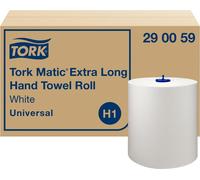 6x Tork rouleau d'essuie-mains Matic H1 290059 280m 1 épaisseur blanc