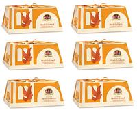 6x Tre Marie La Colomba Tradizionale Gâteau de Pâques aux écorces d'oranges confites, aux amandes et aux grains de sucre 1Kg Produit de boulangerie Colombe de Pâques de la tradition italienne