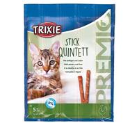 6x Trixie PREMIO Sticks Quintett avec poulet/foie 30 × 5 g