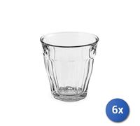 6X Verre Duralex Picardie 25Cl En Verre Trempé Transparent