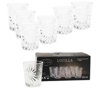 6x Verres à shot 50 ml - Verres à shot élégants pour vodka, liqueur, tequila - Lavables en machine