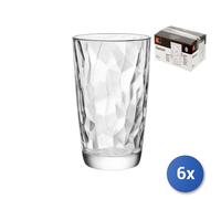 6X Verres En Verre Diamond Cool Transparent, 47Cl
