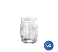 6X Verres En Verre Transparent Bartender Sweet CL44