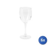 6X Verres En Verre Transparent Princesa Pour Vin CL19