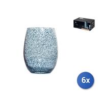 6X Verres Primary Handcraft Blue CL36, Verre Cristallin