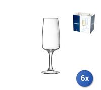 6X Verres Transparent Equip Home Pour Flûte CL17