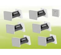 6x Viessmann Vitovent 100-D Type H40E B55 (F) - Kit de ventilation avec unité de commande radio 100-D