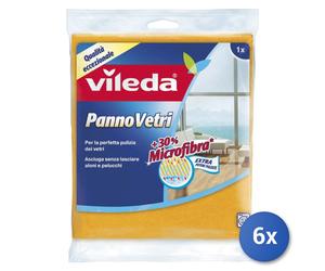 6x Vileda Panno Microfibra Pour Vitres Blanc 1 Pièce MPN 8001940000015