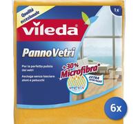 6x Vileda Serpilliére Microfibre Vitres 1 Pièces