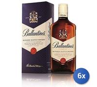6x Whisky Ballantine'S 700 Ml En Verre Transparent Astuccio