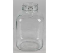 6x XXL bocal en verre à bouchon métallique 4,8L pour la mise en conserve, la cuisson et la conservation des aliments