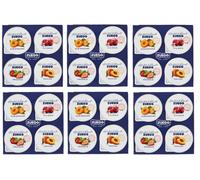 Train Monoporzioni Lot de 3 confitures en portions individuelles 4 saveurs différentes abricot, pêche, cerise, fraise, 100 g (4 x 25 g)
