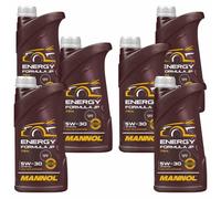 6X1 Litres MANNOL Energy Formula JP 5W-30 Huile Moteur API SN Plus ILSAC GF-5 GM