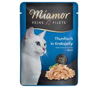 Miamor Feine Filets - nourriture humide pour chats thon en gelée de crabe 100g