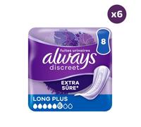 6x16 Serviettes Pour Fuites Urinaires Always Discreet Ultimate - Long Plus