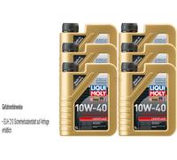 6X1L Original LIQUI MOLY Leichtlauf 10W-40 Huile Moteur
