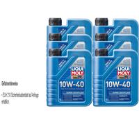 6x1Liter LIQUI MOLY Super Légèreté 10W-40 huile moteur MB 229.1 229.3 VW 505 00