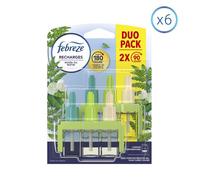 6x2 Recharges Rosée du Matin Pour Desodorisant Electrique, 20ml, Febreze Smart